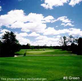 Number 8 Green at Airway Meadows, A Saratoga Golf Course