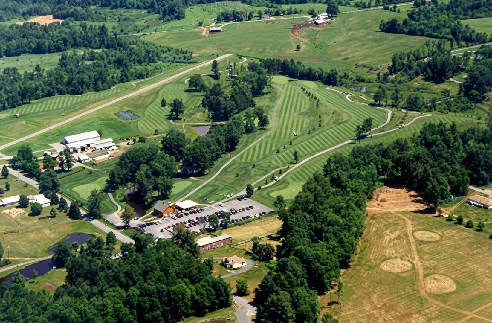 Aerial view of Airway Meadows